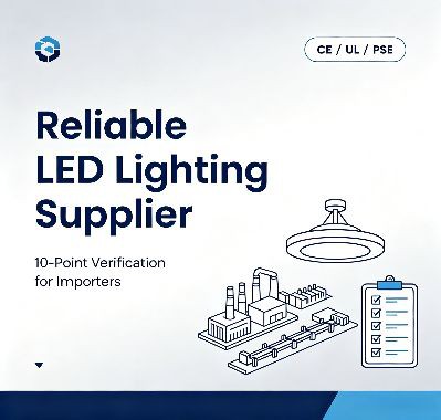 How to Choose a Reliable LED Lighting Supplier in China (Buyer's Guide for Importers & Wholesalers)