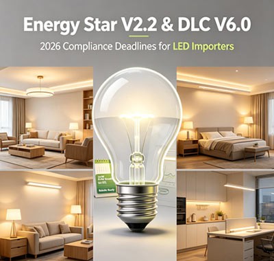 Energy Star V2.2 and DLC V6.0: 2026 Compliance Deadlines for LED Importers